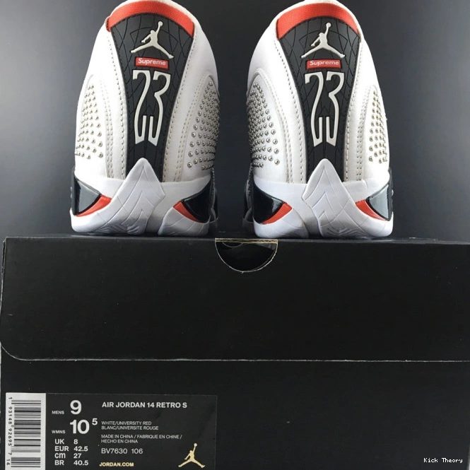 Kicked Out Shoe Store Jordan Retro Air 14 BV7630-106 White 0708